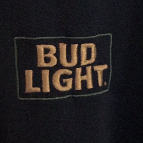 Van sport 2X Blue Polo Shirt W/Budweiser Appliqué - Picture 4 of 8